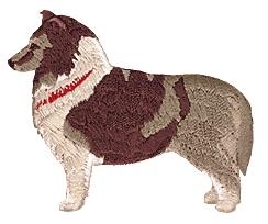 sheltie embroidery