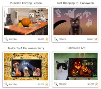 Sloppy Kiss Halloween Cards