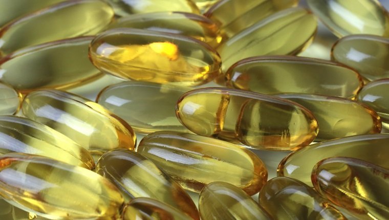 Clear soft pills with healthy oil supplement