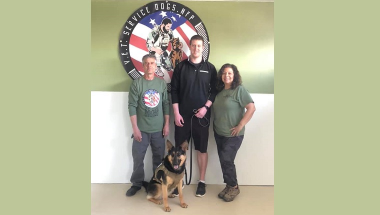 eric with service dog