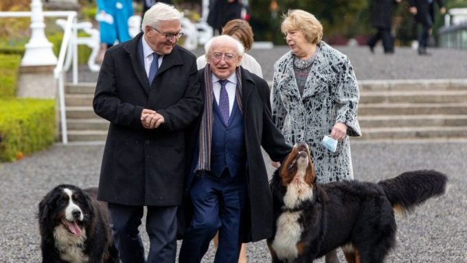 irish president's dog