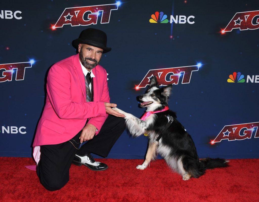 PASADENA, CALIFORNIA - SEPTEMBER 27: Winners of AGT Season 18 Adrian Stoica and Hurricane arrives at the Red Carpet For "America's Got Talent" Season 18 Finale at Hotel Dena on September 27, 2023 in Pasadena, California. (Photo by Steve Granitz/FilmMagic)