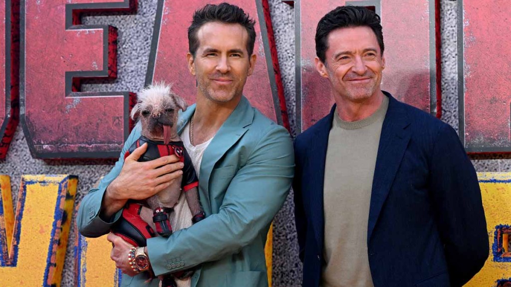 deadpool and wolverine dogpool ryan reynolds hugh jackman