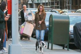 Brooke Shields is seen on December 16, 2023 in New York City.