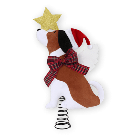 CiyvoLyeen Dog Christmas Tree Topper