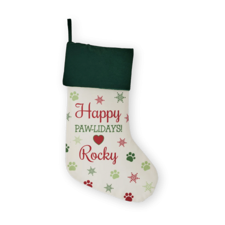 Frisco Personalized Dog Holiday Stocking