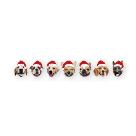 Silvima Dog Christmas Garland