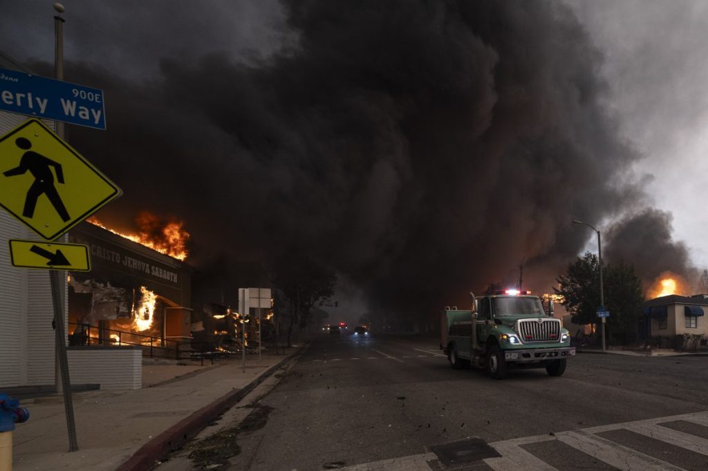 Eaton Fire scorches over 10,600 acres northeast of LA.