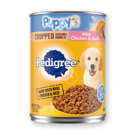 PEDIGREE CHOPPED GROUND DINNER Puppy Canned