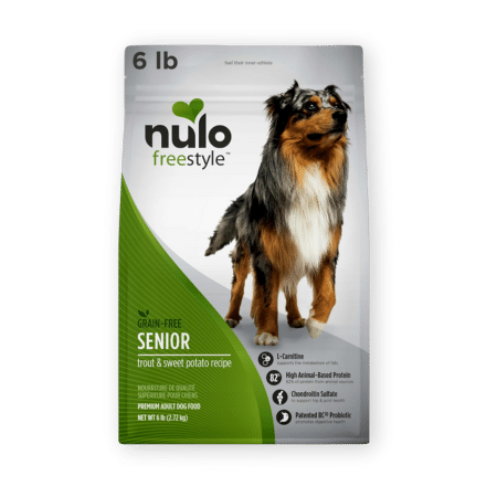 Nulo Freestyle Grain-free Senior Trout & Sweet Potato Recipe