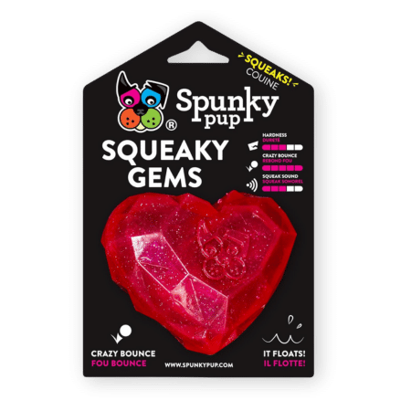 Spunky Pup Squeaky Gems Dog Toy
