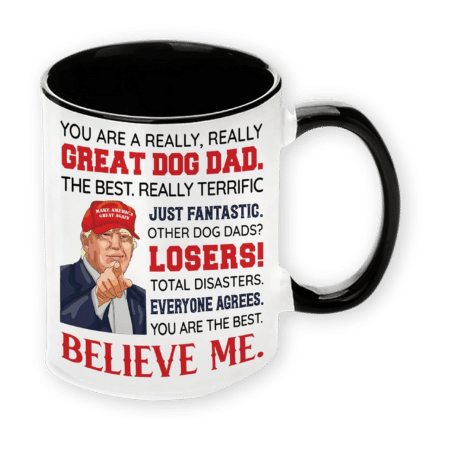 Viberty Funny Dog Dad Mug