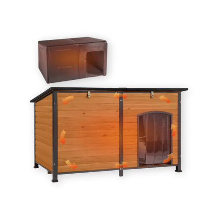Aivituvin Insulated Outdoor Dog House