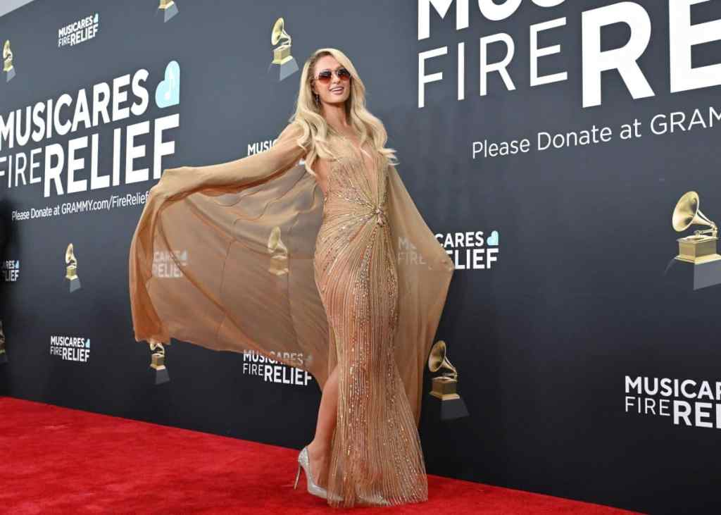 Paris Hilton attends the 67th GRAMMY Awards at Crypto.com Arena on February 02, 2025 in Los Angeles, California.