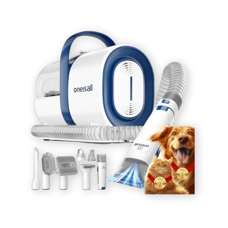 oneisall Dog Hair Vacuum & Grooming Kit
