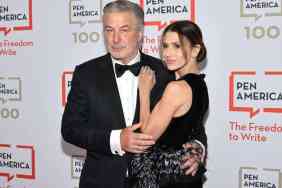 Alec and Hilaria Baldwin at the 2023 PEN America Literary Gala at American Museum of Natural History