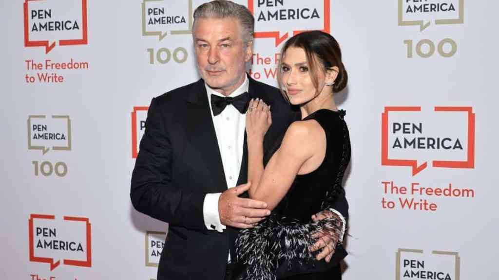 Alec and Hilaria Baldwin at the 2023 PEN America Literary Gala at American Museum of Natural History